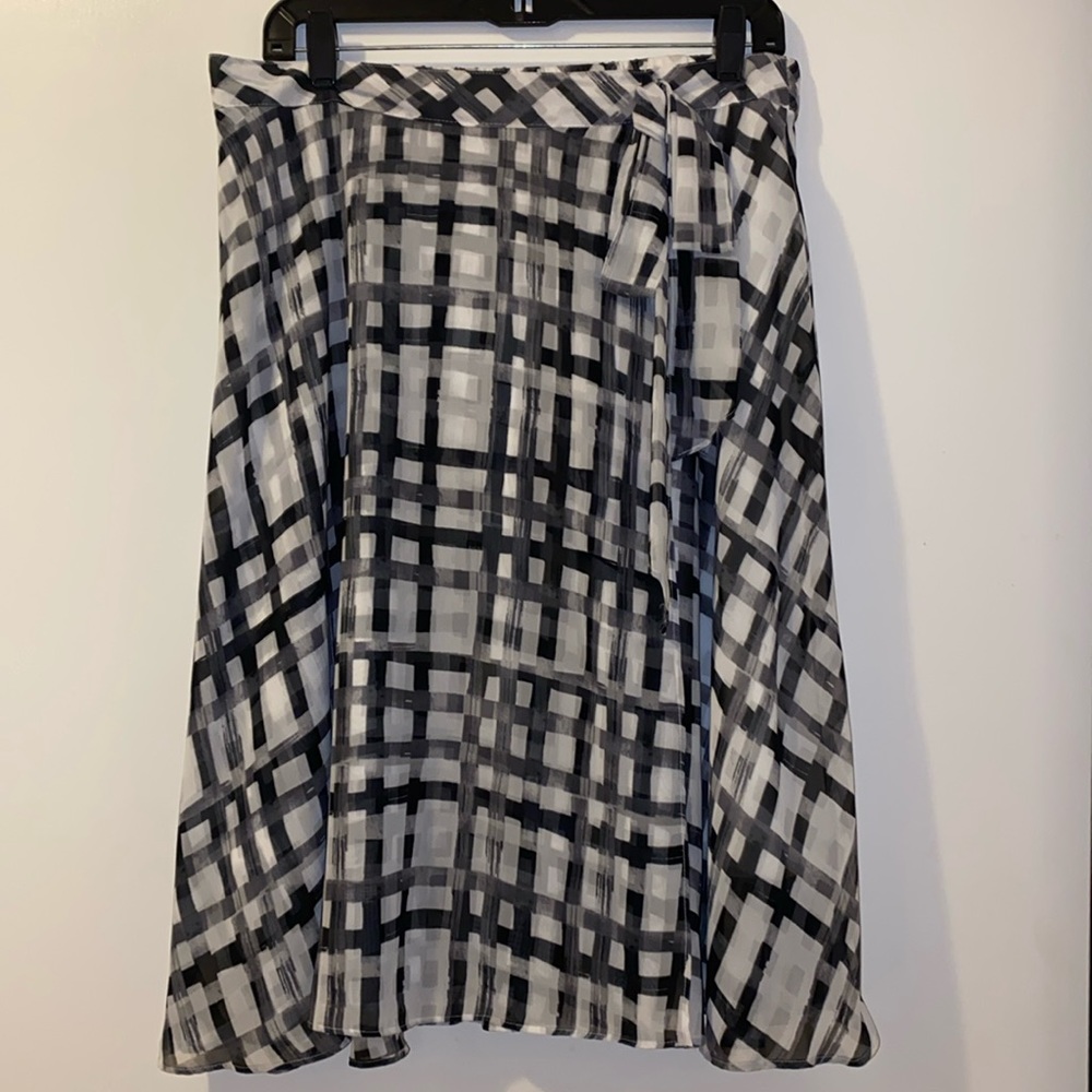 Black and white skirt